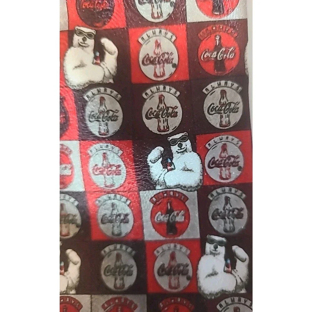 Vintage  Coca-Cola Men’s Neck Tie Polar Bears Coke 57